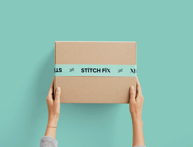 Stitch Fix shipment box.