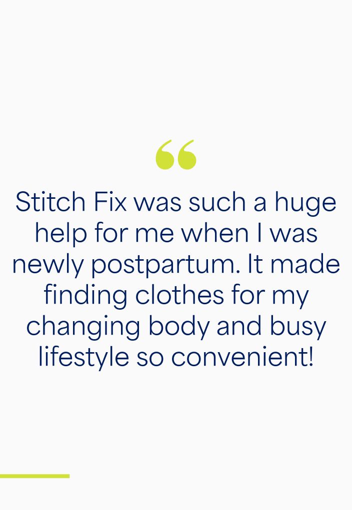 Finding clothes that fit my new body post weight loss has been challenging. Stitch Fix has made the process of updating my wardrobe so simple!